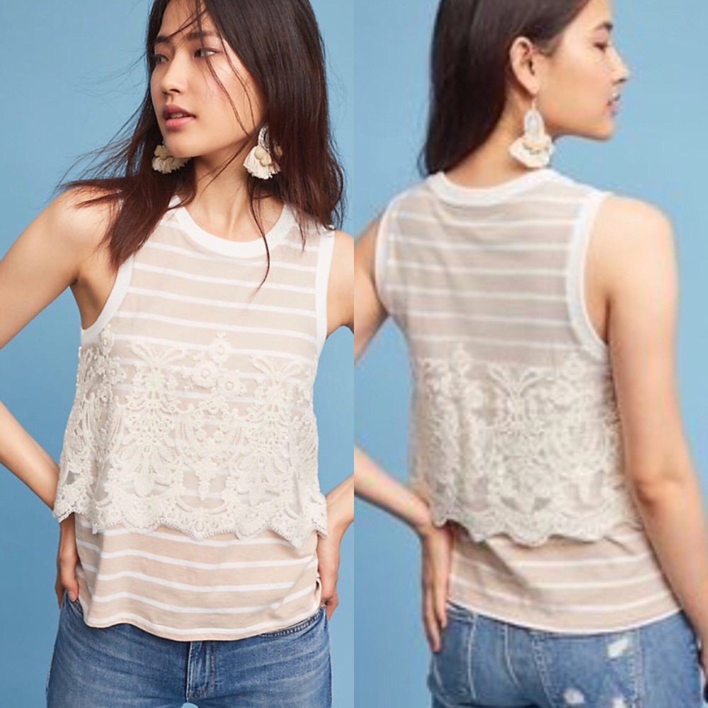 Anthropologie laced nautique
